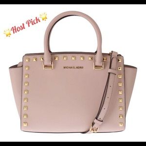 Michael Kors Gold Studded Purse 👛 🌸